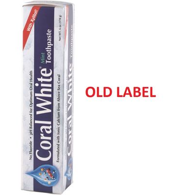 Perfect Health Solutions Coral White Toothpaste Old Label